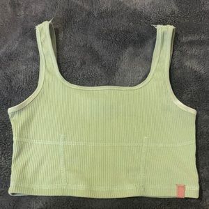 Sage green crop top!